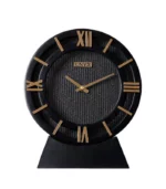 ساعت رومیزی مدل مونیکا مشکی طلایی