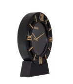 ساعت رومیزی مدل مونیکا مشکی طلایی