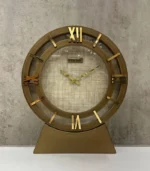 ساعت رومیزی مدل مونیکا طلایی