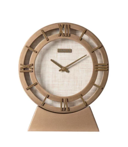 ساعت رومیزی مدل مونیکا طلایی