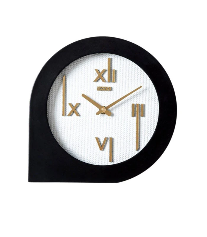 ساعت رومیزی مدل تینا سفید طلایی ساعت رومیزی مدل تینا سفید طلایی