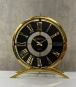 ساعت رومیزی مدل ژانت طلایی مشکی