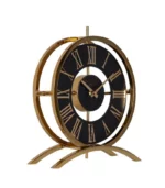 ساعت رومیزی مدل ژانت طلایی مشکی