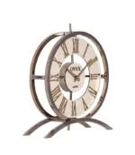 ساعت رومیزی مدل ژانت نقره ای کرم