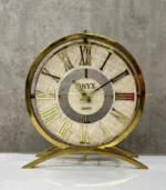 ساعت رومیزی مدل ژانت طلایی کرم