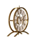 ساعت رومیزی مدل ژانت طلایی کرم