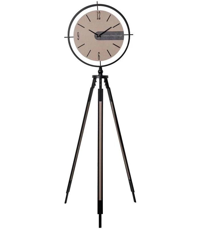 ساعت ایستاده مدل فلور مشکی ساعت ایستاده مدل فلور مشکی
