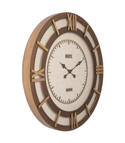 ساعت دیواری مدل مونیکا طلایی