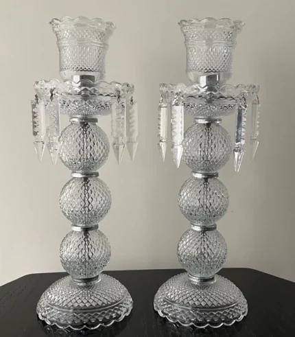 شمعدان بلوری طرح باکارات