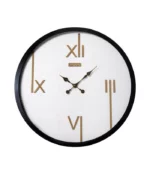 ساعت دیواری مدل تینا سفید طلایی