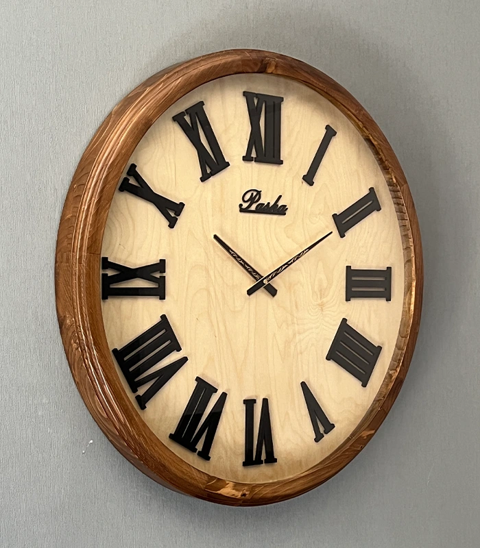 ساعت دیواری پاشا چوبی