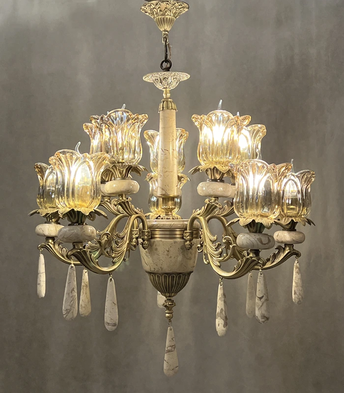 لوستر کلاسیک برنزی